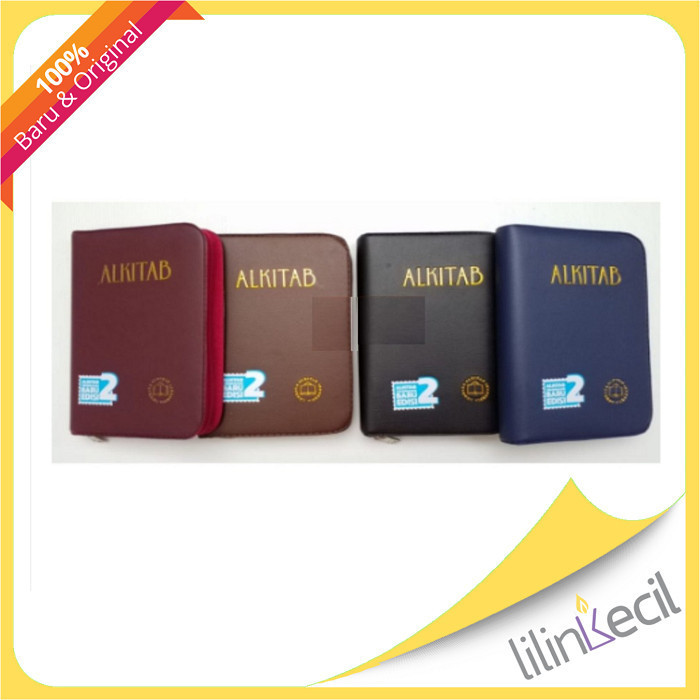 

Alkitab Ukuran Kecil Cover Retsleting Tb 034 Ti Ns (Hitam) 089