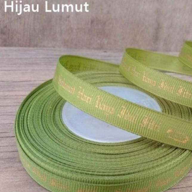 

Pita Lebaran / Pita Idul Fitri Grosgrain 1.2Cm Per Roll 029