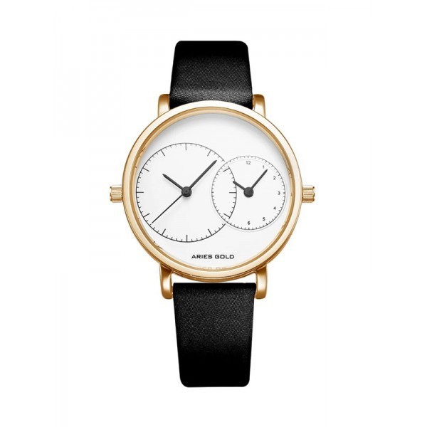 Jam Wanita Aries Gold  Original Fashion Gold Leather L-5027-G-W