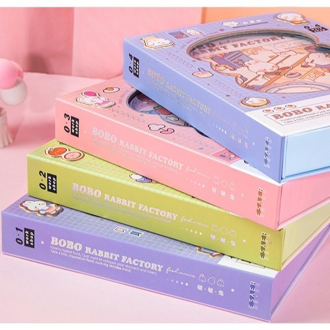 

Kualitas No1 Buku Diary Gembok Bobo Rabbit / Notebook Lock + Box Jurnal - 7135