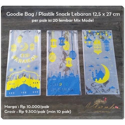 

Alb-323 : Goodie Bag / Plastik Snack Lebaran (Per Pak) 019