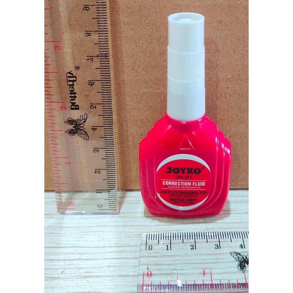 

Tipe X Cair Correction Tape Botol Merah Joyko JK-01 READY STOCK