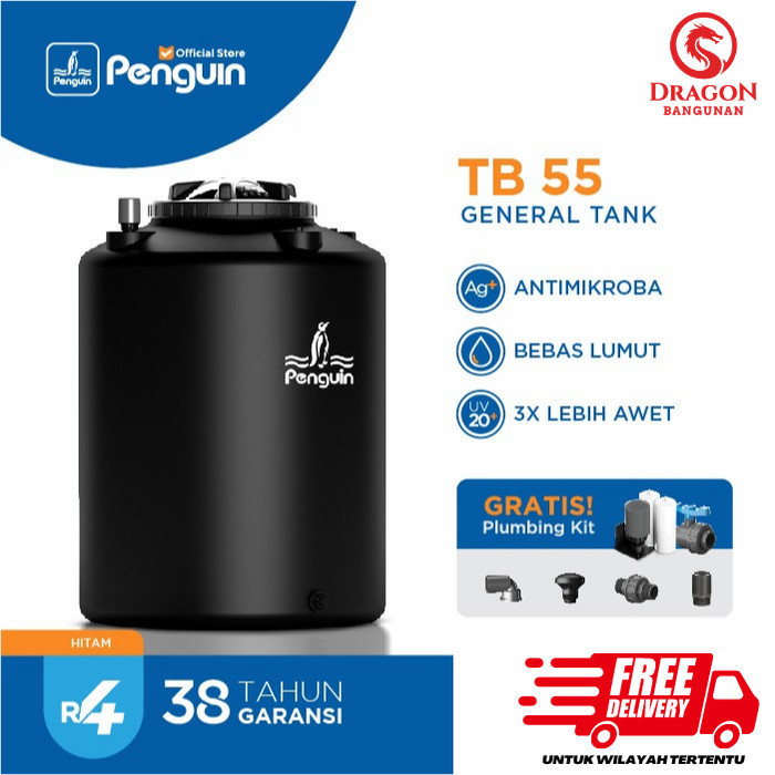 Penguin Tb 55 / Toren Penguin 500 Liter / Tangki Air Penguin 500 Liter