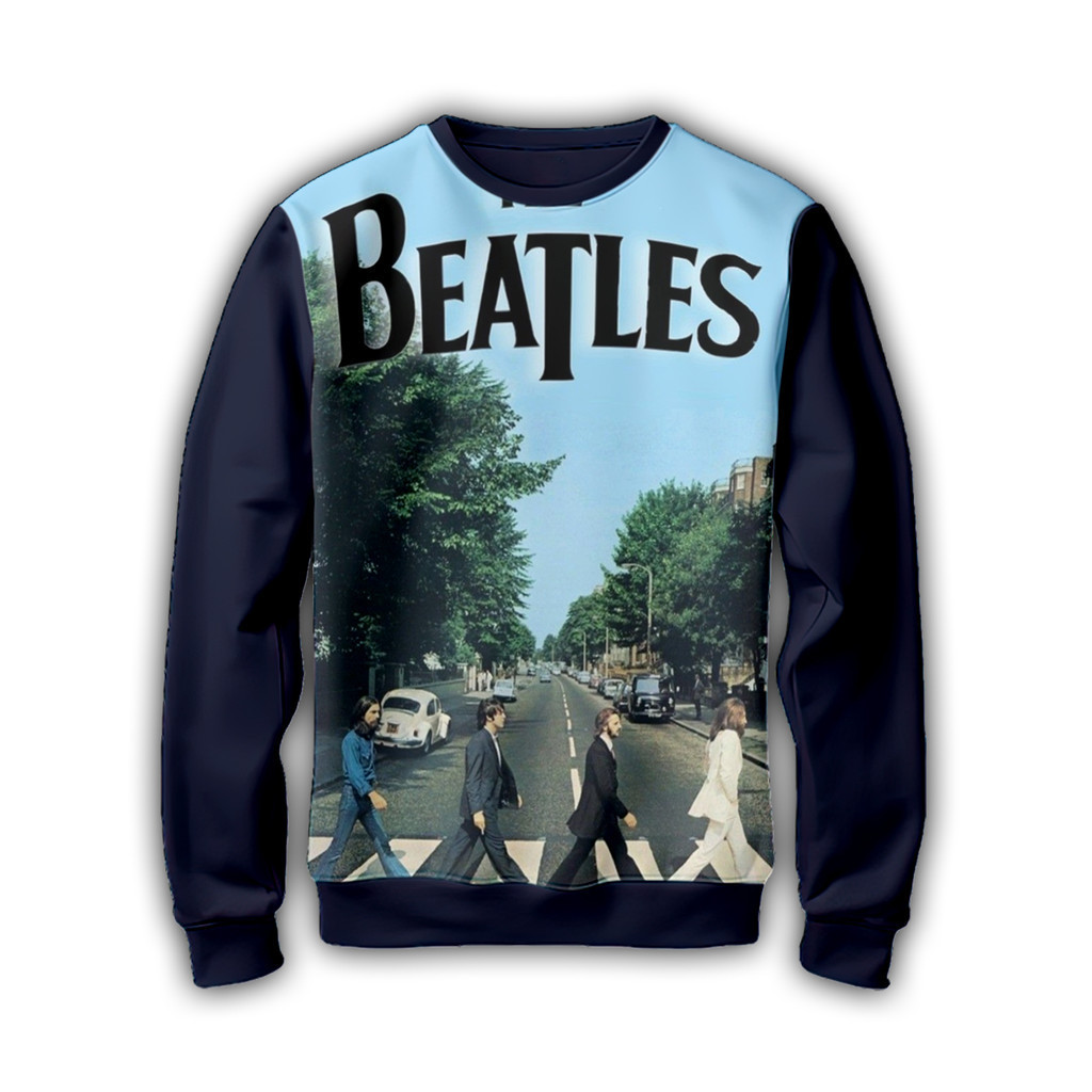 Sweater Anak Band The Beatles v3 The Beatles Musik Music Anak 3D Printing Untuk Umur 1-12 Tahun