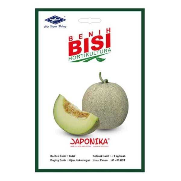 Benih Bibit Melon Japonika BISI 20 Biji Tanaman Buah Hijau Hidroponik POHON