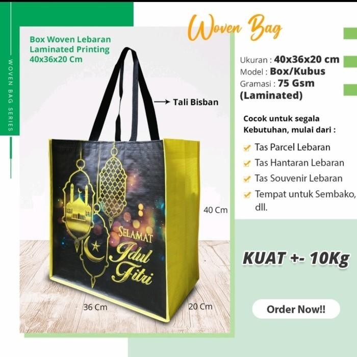 

Tas Lebaran Tas Idul Fitri Woven Goodie Bag Woven Lebaran Premium 40 015