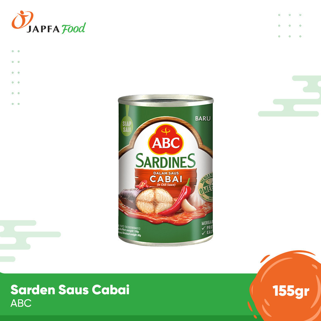 

ABC Sarden Saus Cabai 155gr