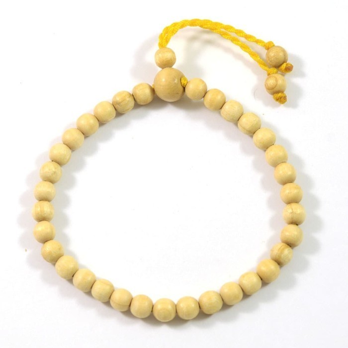 COD Gelang Tasbih Kayu Kemuning Gading