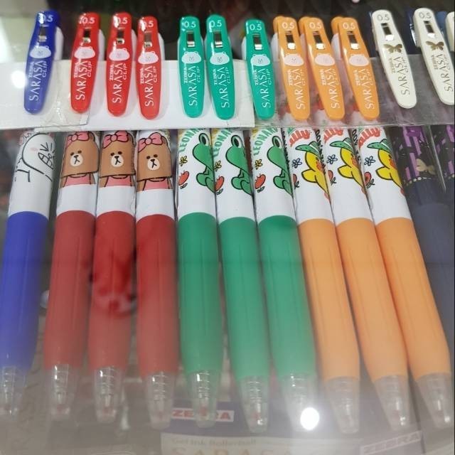 

(Seri Baru) Zebra Sarasa 0.5 Line Friends , Limited Edition Mt