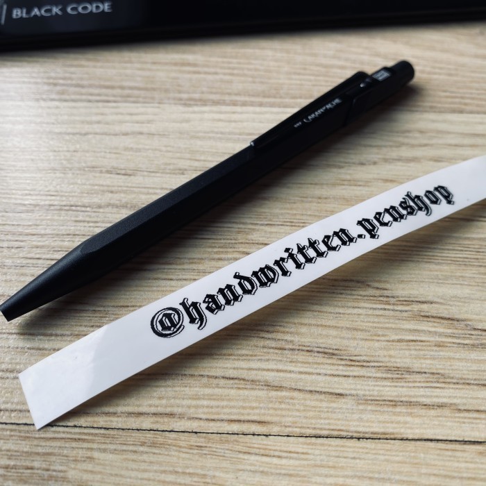 

Caran Dache 849 Black Code Ballpoint Pen/ Pulpen