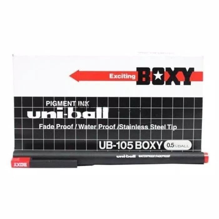 

Pen Boxy Uniball 105 (Ub-105) Hitam