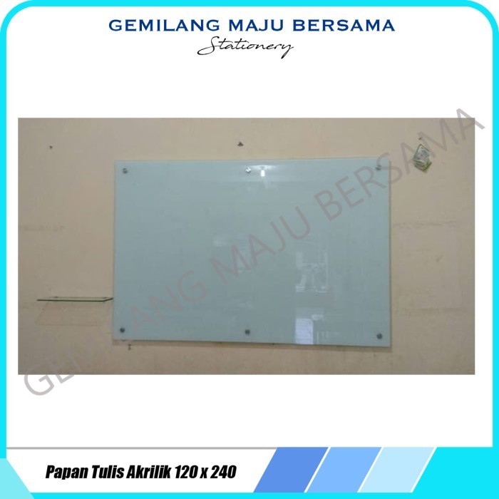 

Whiteboard / Papan Tulis 120 X 240 Acrylic Akrilik Putih Solid