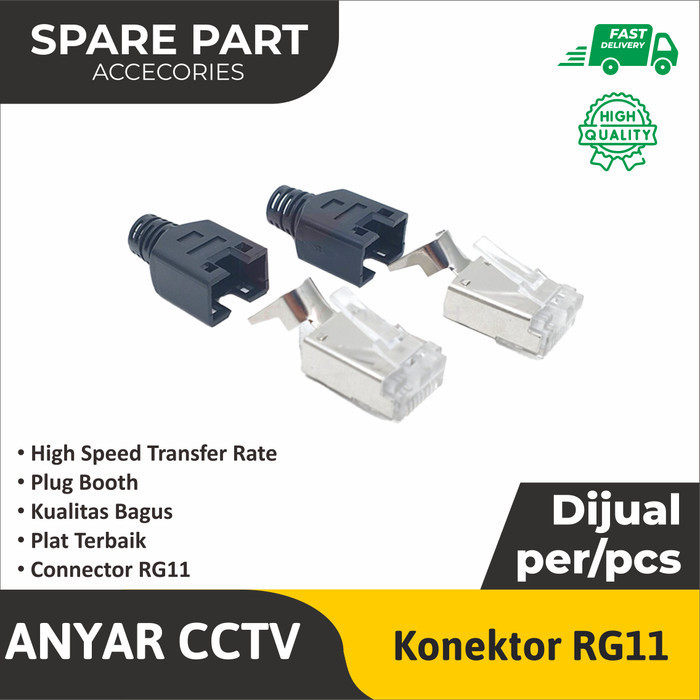 Konektor RG11 + Plug Booth , Connector RG11