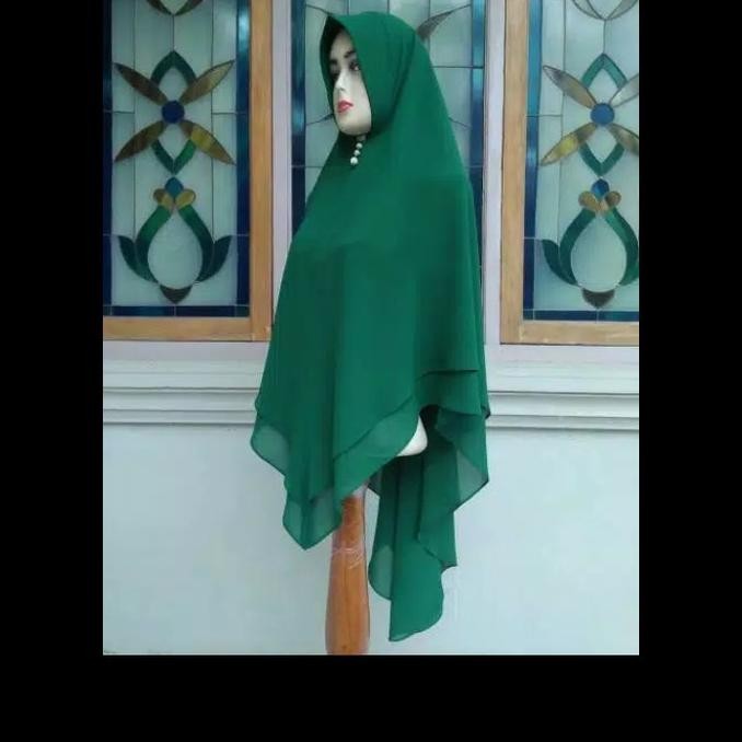 KHIMAR CERUTI KERUDUNG PET ANTEM JILBAB SYARI - hautsdefran