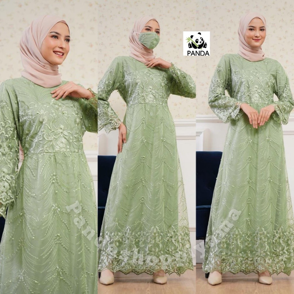 Baju Muslim Wanita Terbaru 2024 Games Dewasa Setelan Maxi Kekinian Hijab Dress Lebaran Idul Fitri Pe