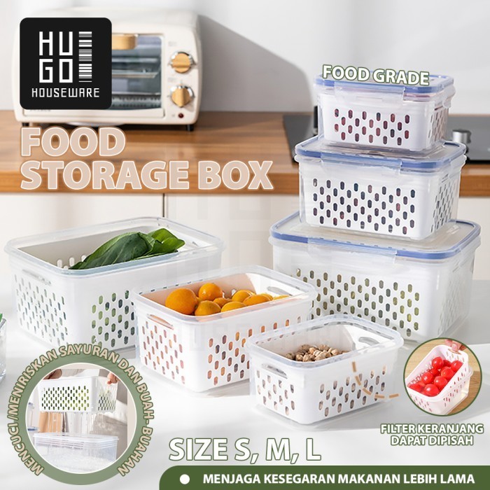 

Hugo Keranjang Saringan Pengering Sayur Keranjang Buah Sayuran Tebal