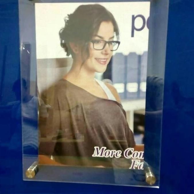 A3, 36x48 cm 2mm,Bingkai Foto Poster, Frame Poster Acrylic - chawee8