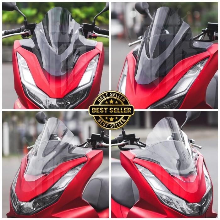 visor pcx 160 jenong 3MM - windshield pcx 160 jenong presisi Import Premium