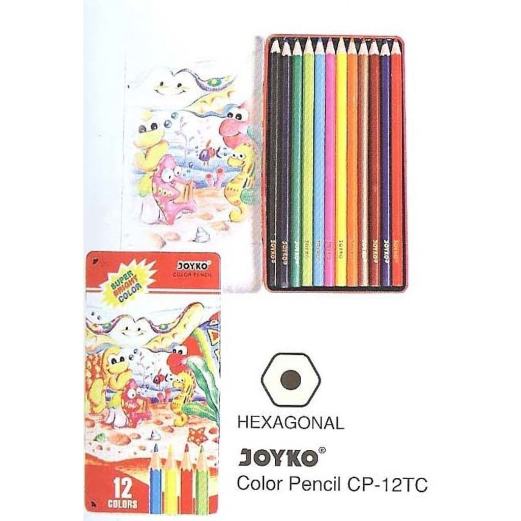

Sale!!! Pensil Warna Joyko Kaleng 12 Warna ~ Promo Limited