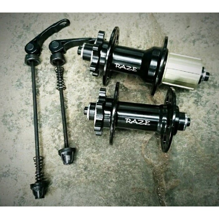 Hub Sepeda 8 -11 Speed. Hub - Freehub Raze 32 Hole. Bearing. Hitam