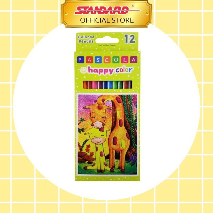 

Jualan Pascola Happy Color Pencil 12 L / Set Terlaris
