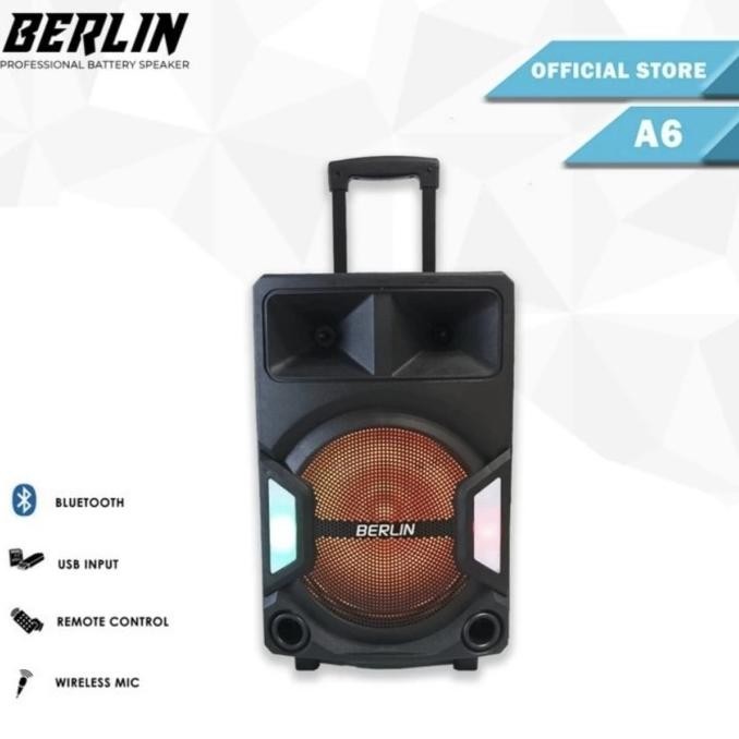 Speaker Aktif Portable Professional Berlin 12 Inch A6 Singel Speaker  Revvian232