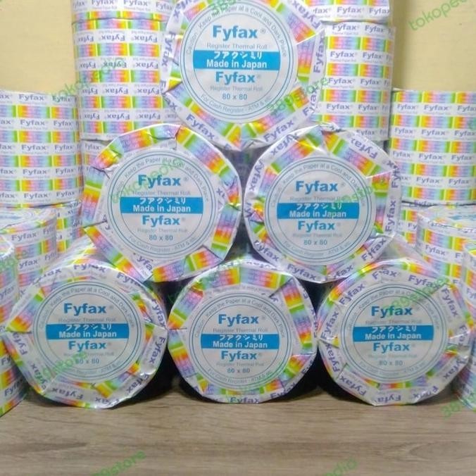 

PROMO KERTAS KASIR THERMAL FYFAX 80X80 / THERMAL PAPER ROLL FYFAX 80X80