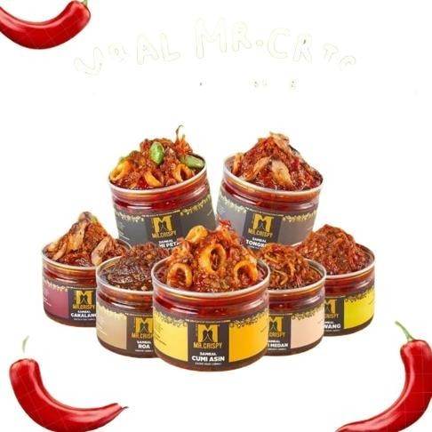 

SALE PRODUK Sambal Cumi Asin / Sambel Cumi Pete / Jengkol / Cakalang / Pete / Roa / Bawang / Bebek Madura / Tongkol / Teri Ijo / Bajak Ebi Mr crispy 120gr TERLARIS