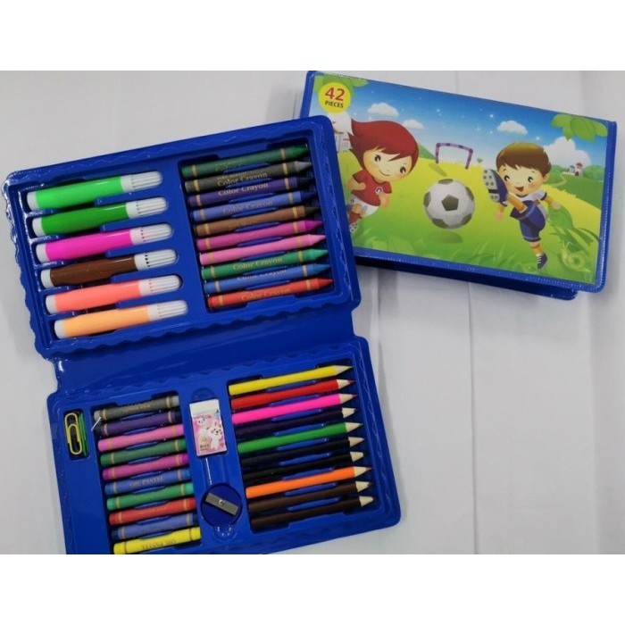 

Menakjubkan Crayon Set Anak 208 Alat Gambar Perlengkapan Melukis Kado Ulang Tahun Bergaransi