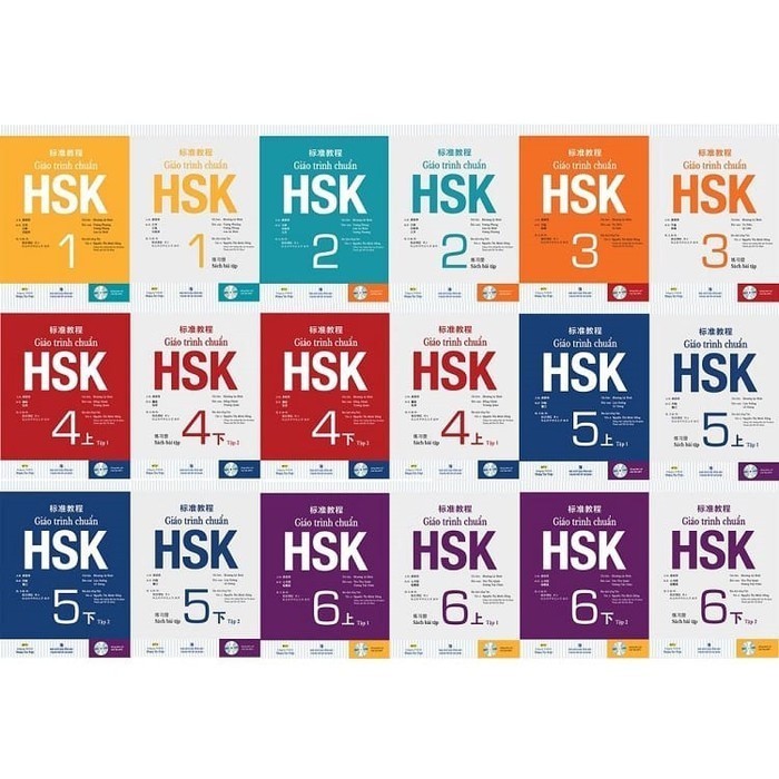 

HSK STANDARD COURSE 1 2 3 4 5 6 A B & HANYU KOMPLIT