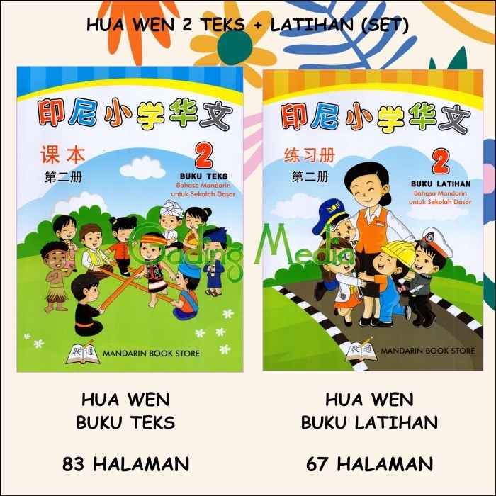 

PELAJARAN BAHASA MANDARIN ANAK SD HUAWEN SET (TEKS&LATIHAN) 2