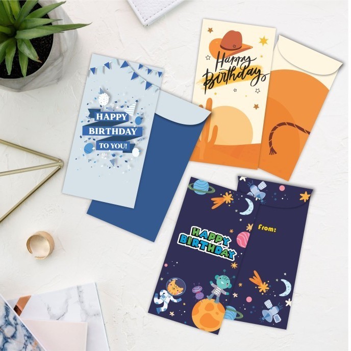 

`````````] Amplop Ulang Tahun Anak Angpao Happy Birthday Amplop Gift Ultah