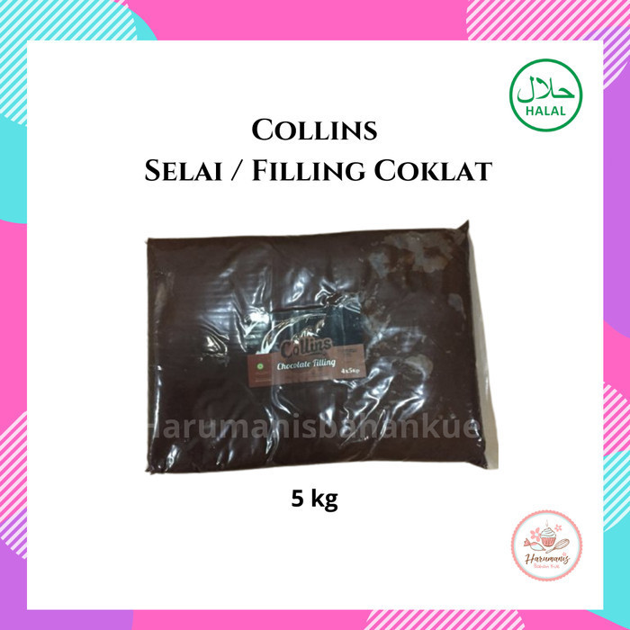

Ready oke] Collins Selai Filling Coklat 5kg