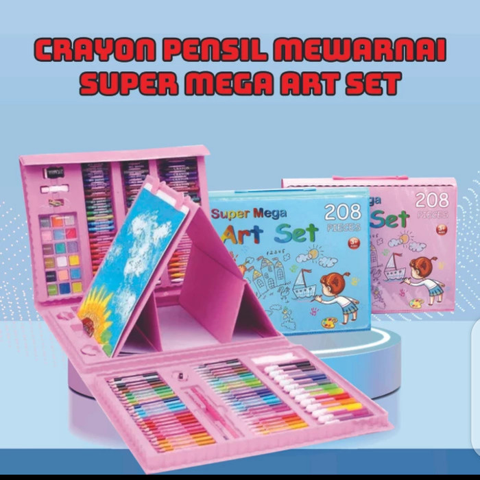 

Gaya Super Mega Art Set 208 Pcs Krayon Limited