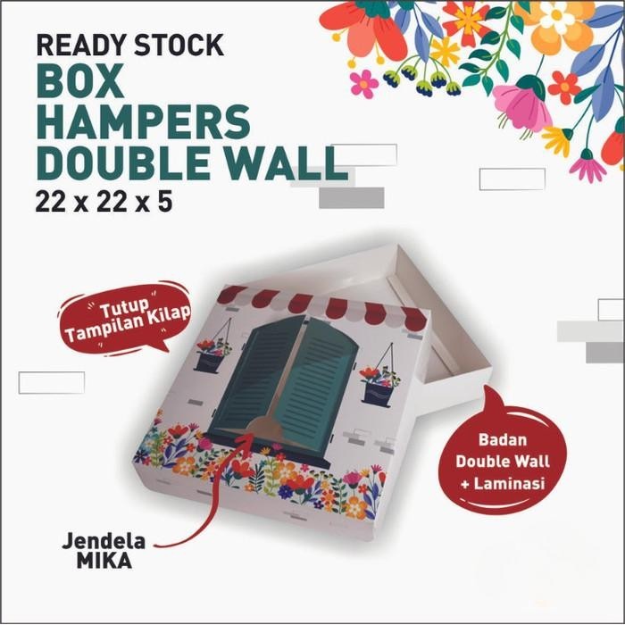 

Box Kotak Hampers Lebaran Idul Fitri Kardus Cake Kue Ukuran 22X22X5 Cm 001