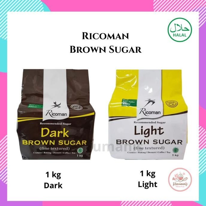 

Buruan beli] Ricoman Brown Sugar 1kg