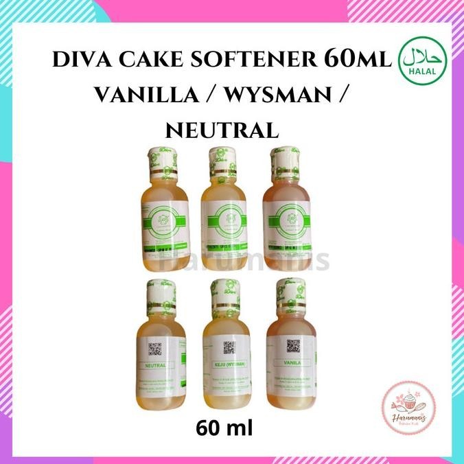 

paling diminati] Diva Cake Softener Vanilla / Wysman / Neutral 60 ml