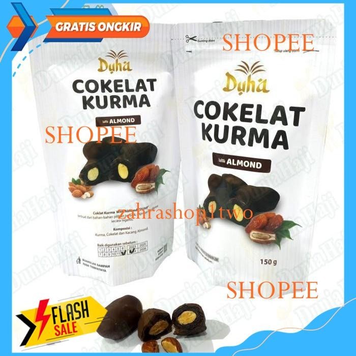 

COKELAT KURMA 150GR ISI ALMOND LAPIS COKLAT CHOCOLATE DATES WITH ALMON BEST QUALITY PRODUCT !!