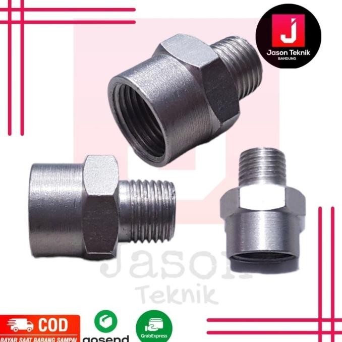 >>>>>] DOUBLE NEPEL CRHOME DRAT DALAM 3/8" X 1/4" DRAT LUAR