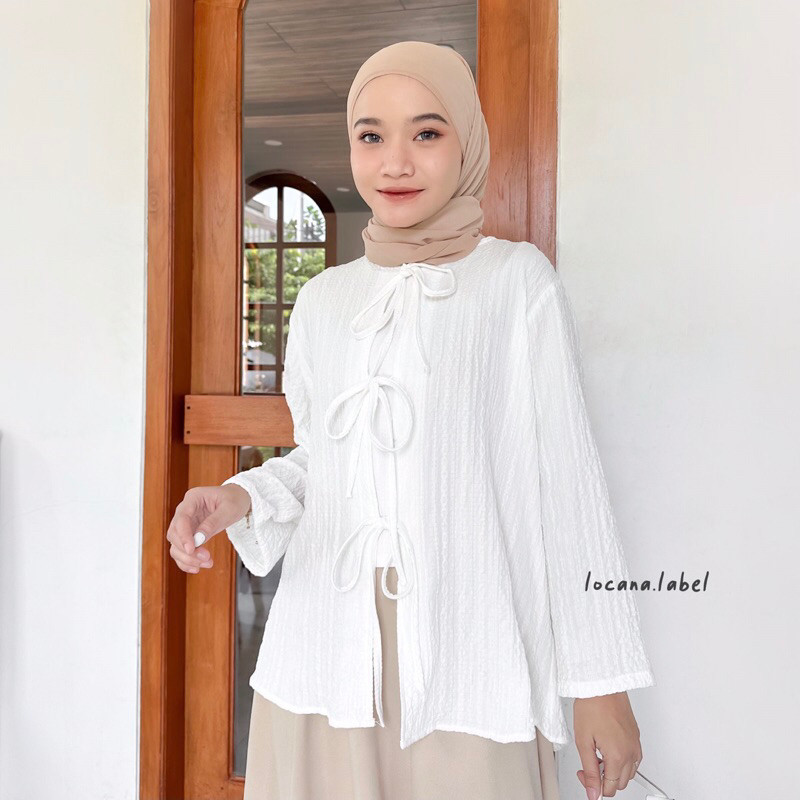 [THE NEW BEST SELLER] LOCANA LABEL MAPLE BLOUSE