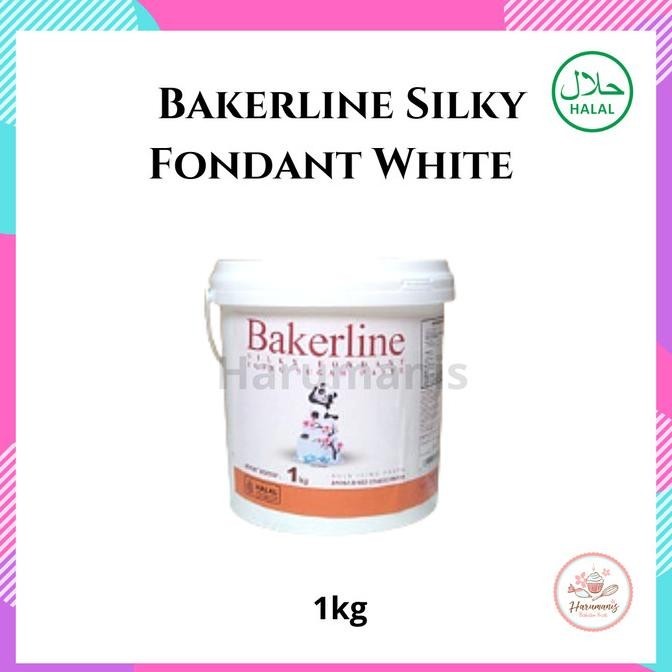 

$$$$] Bakerline Silky Fondant White 1kg
