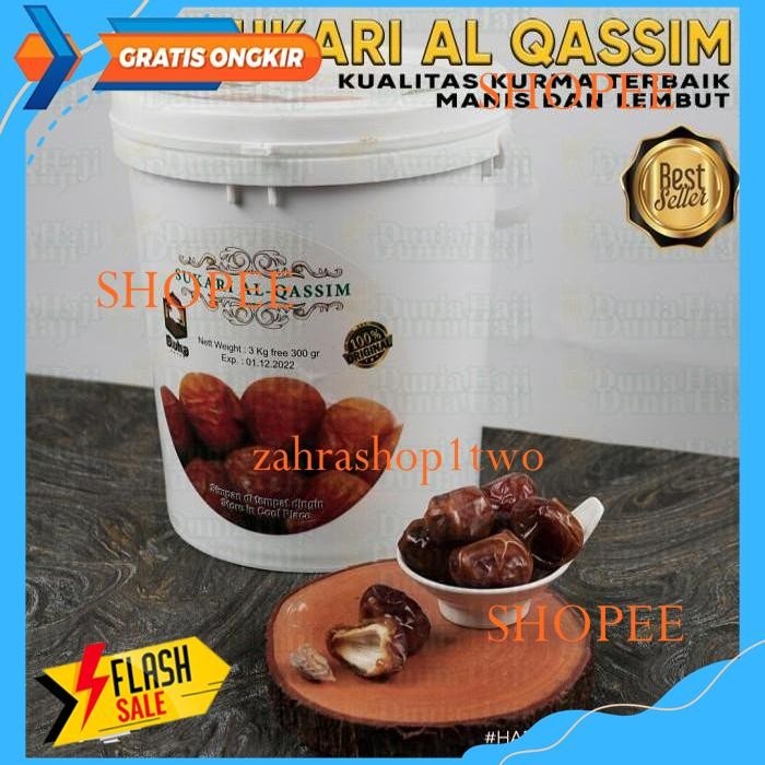 

KURMA SUKARI 3 KG FREE 300 GRAM EMBER BESAR SUKARI AL QASSIM SUKKARI PODUK BAHAN BERKUALITAS !!