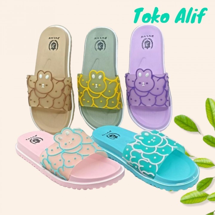 Sandal Slop Anak Perempuan / Sandal anak lucu / Sandal Karet / RAK A27 Dulux 387C