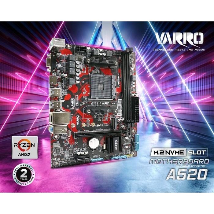 MOTHERBOARD VARRO AMD A520 Berkualitas