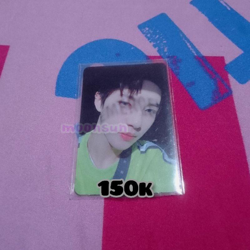 [BACA DESK] RENJUN PHOTOCARD EMPATHY SILAU HIJAU NEON