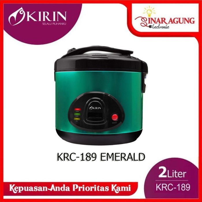 Best Kirin Rice Cooker Krc 189 / Krc189 3In1 2 Liter 100% Ori Gratis Ongkir