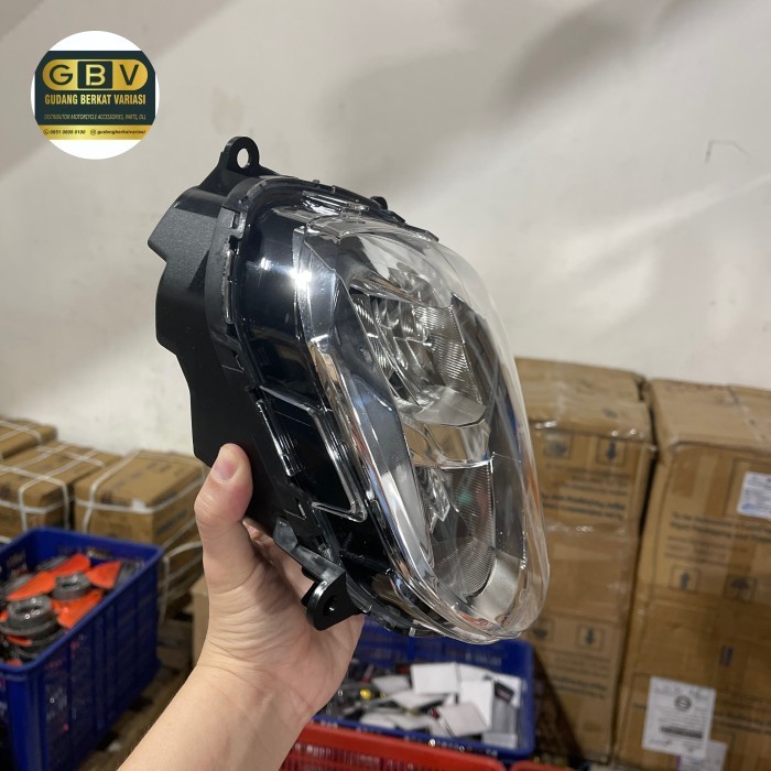 Reflektor Lampu Depan Motor Genio Led Gratis Ongkir