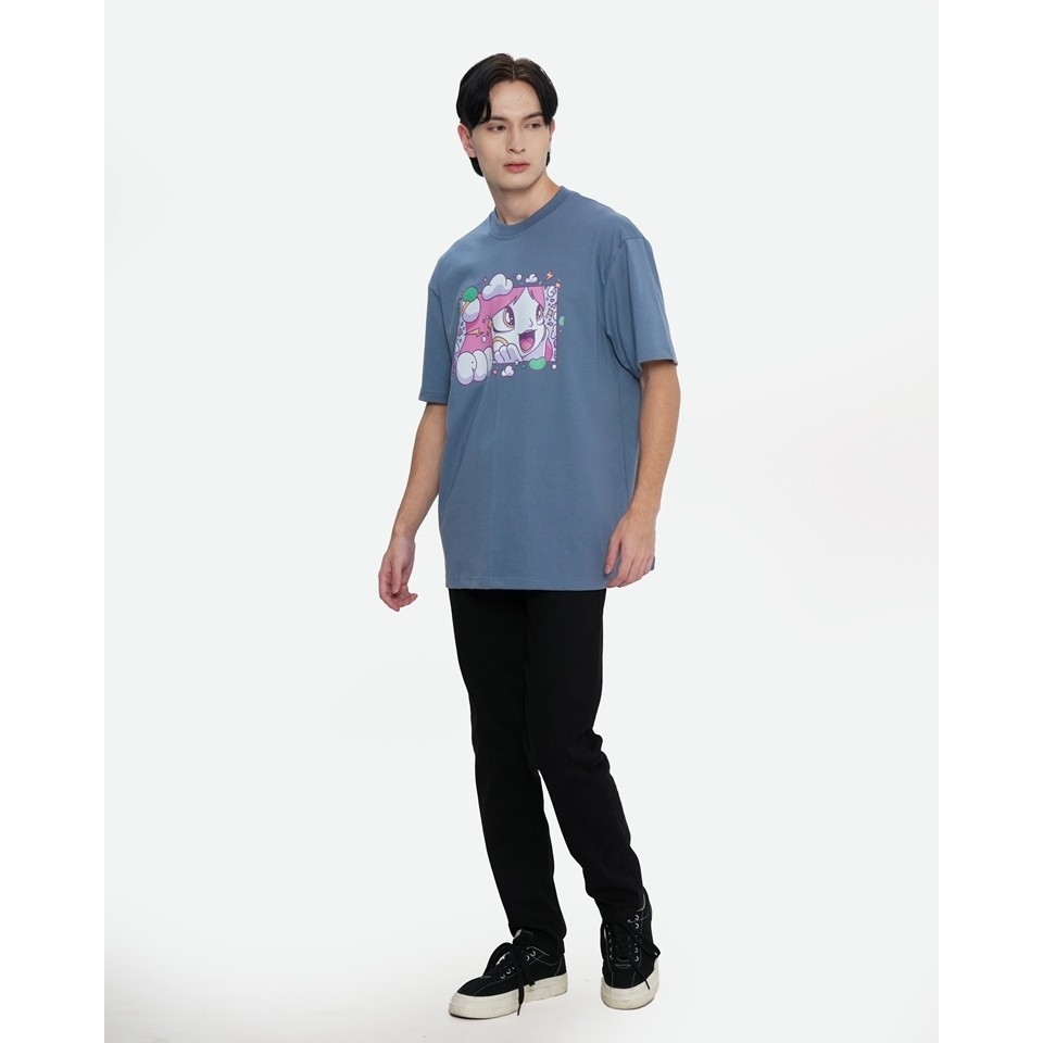 [HIGH QUALITY COLLECTIONS] Erigo T-Shirt Fiony JKT48 Blue Denim By Kevin Varian