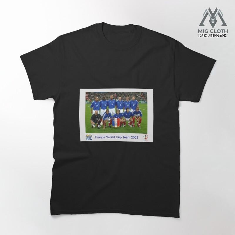 Baju Kaos France World Cup Team 2002
