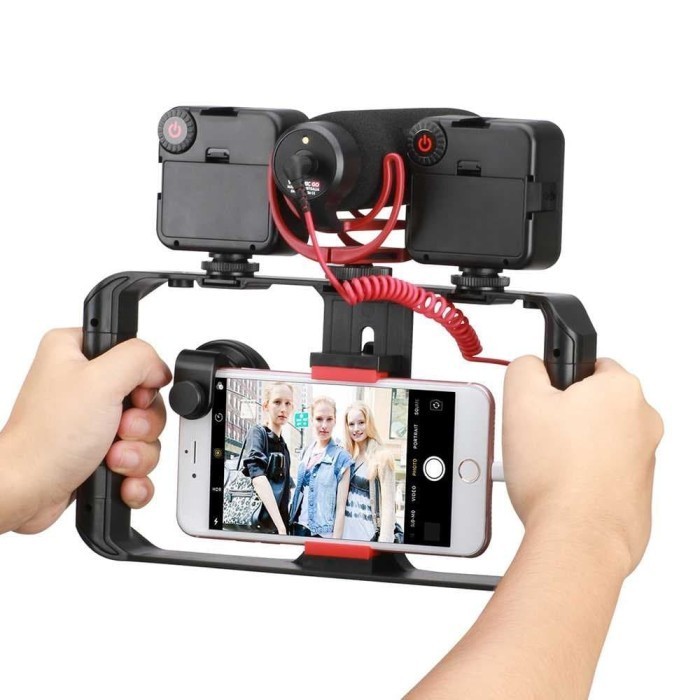 Paket Alat Vlog - Youtuber - Vlogger - Videografi - Stabilizer - Mic